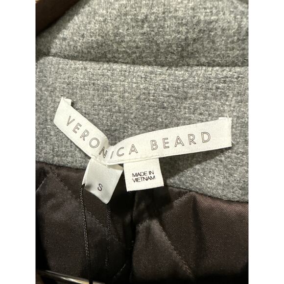 Veronica Beard Flint Camel Multi Toggle Dickey Coat Size Small New with Tags - Picture 12 of 12